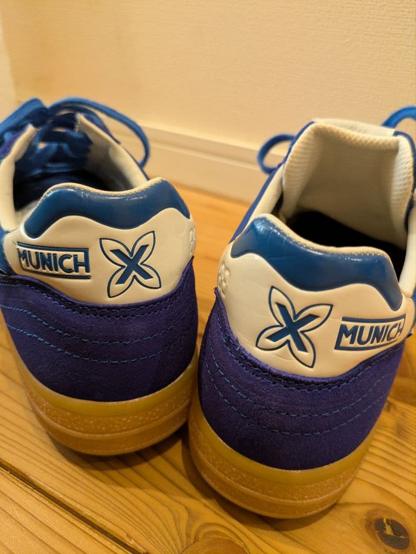 Munich GRESCA スニーカー 青 BMZインソール EU39