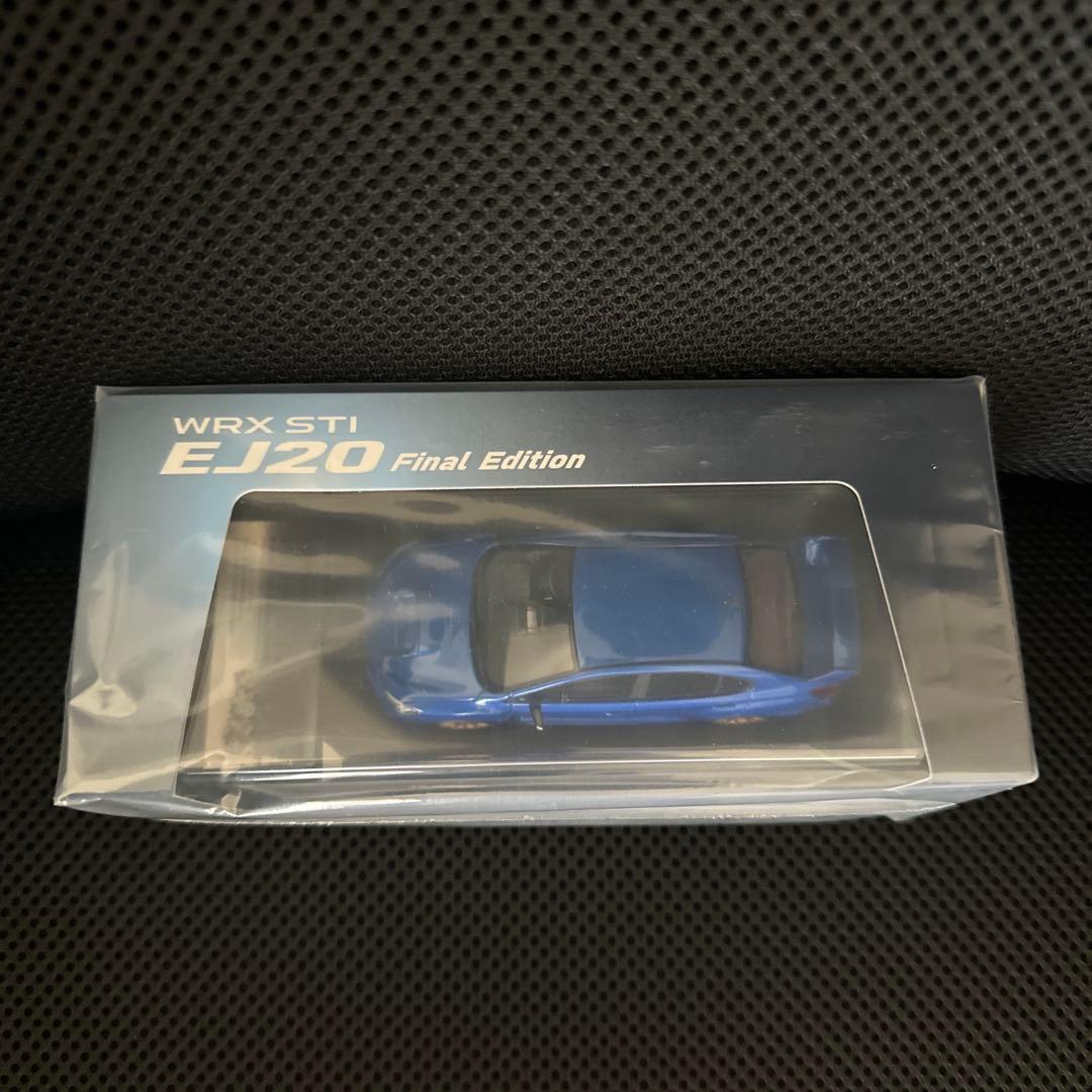 SUBARU EJ20 ミニカー 青