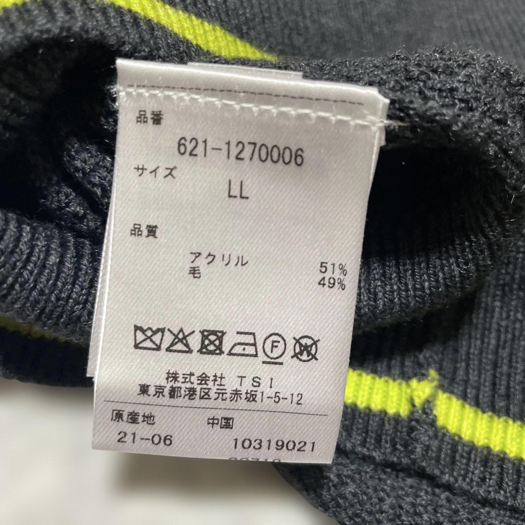 美品 PING ピン ゴルフ ニットセーター クルーネックLL