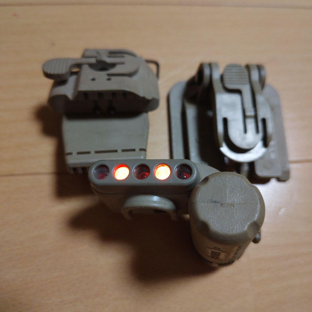SUREFIRE HL1 HELMET LIGHT モールクリップセット　電池付