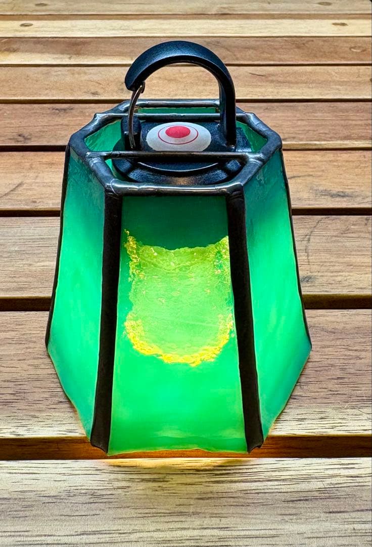 LEDLENSER ML4用ステンドグラスランプシェード〜melt green〜