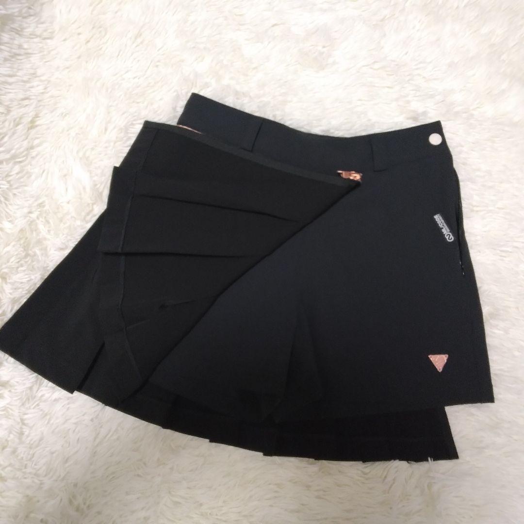 MARK&LONA　CODE　2WAY デタッチャブル　プリーツスカート　黒