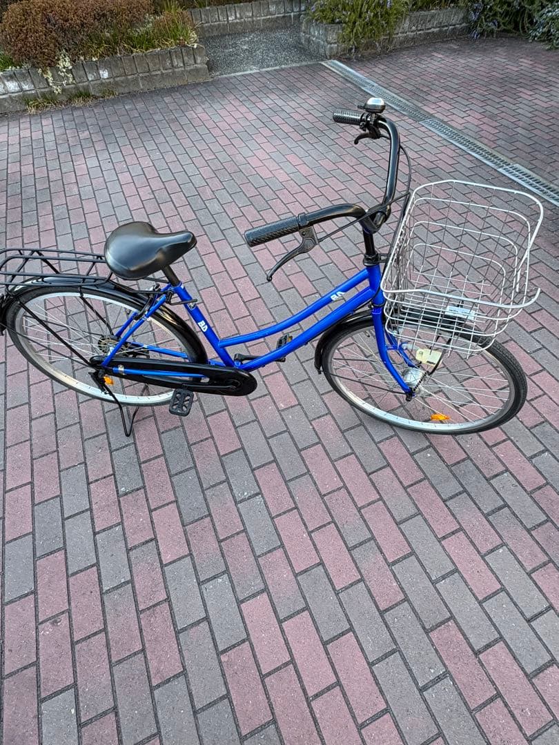 青色・オートライト・タウンサイクル(26㌅)お届け出来ます。お引き取りも可能です