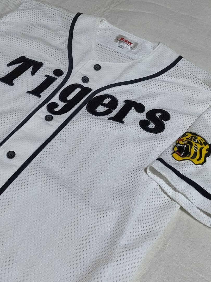 【美品】阪神タイガースユニホーム　SSK無地背番号無し　Lサイズ