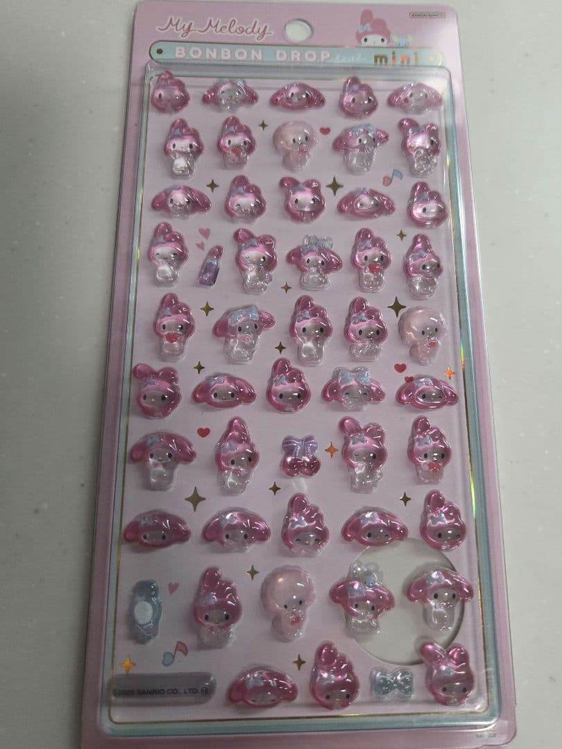 〜正規品〜 ボンボンドロップシール mini サンリオ 6枚セット