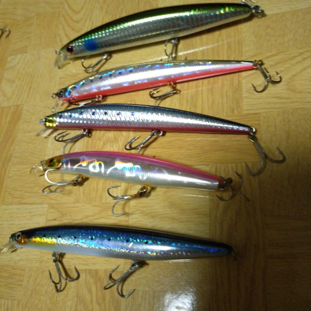 ジャクソンアスリート・タイドミノーその他　計10本ケースセット売り
