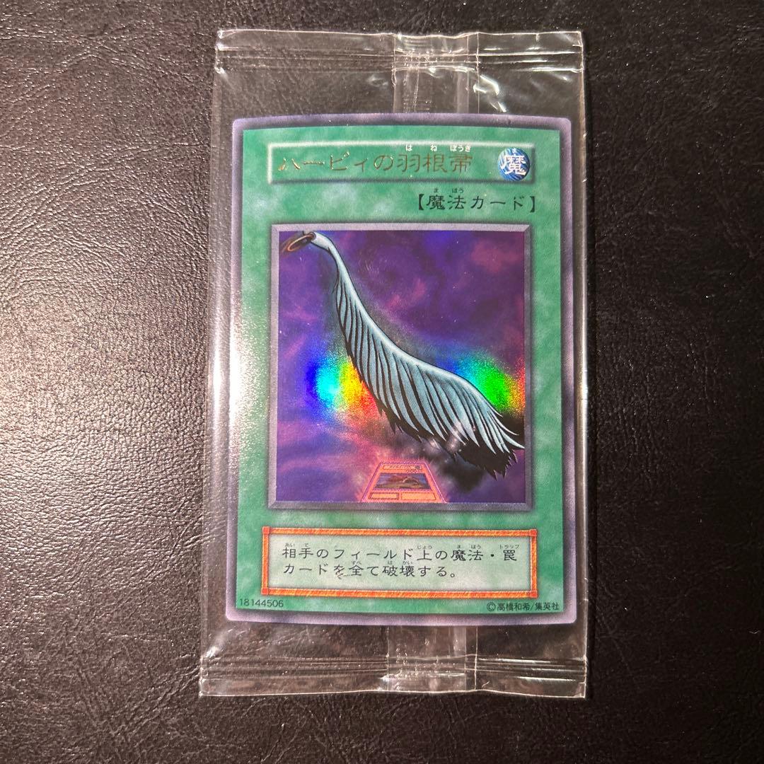真紅眼の黒竜レリーフ　ハーピィの羽根帚秘蔵レア