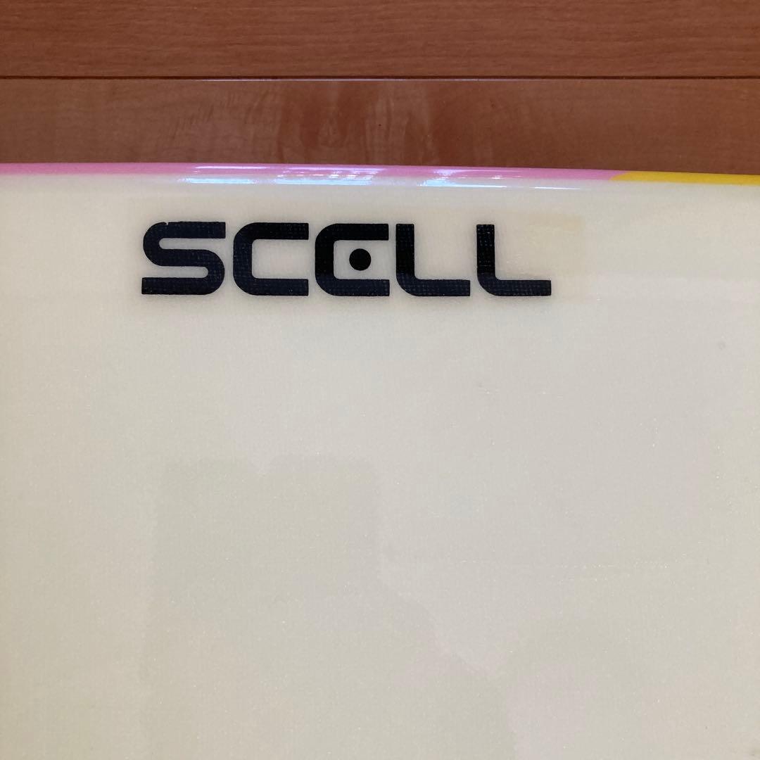 Scell 7.4 サーフボード ファンボード ピンク イエロー 高知県　手渡し