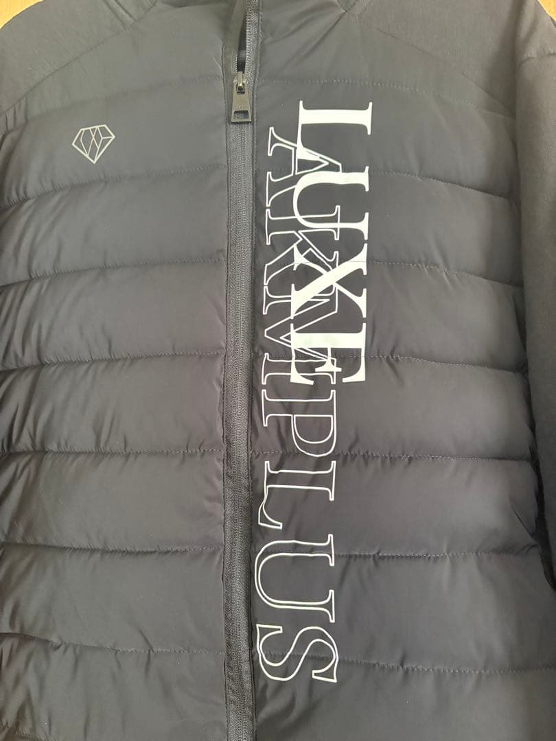 LUXE PLUS サイズダウンジャケット ブラック　XL