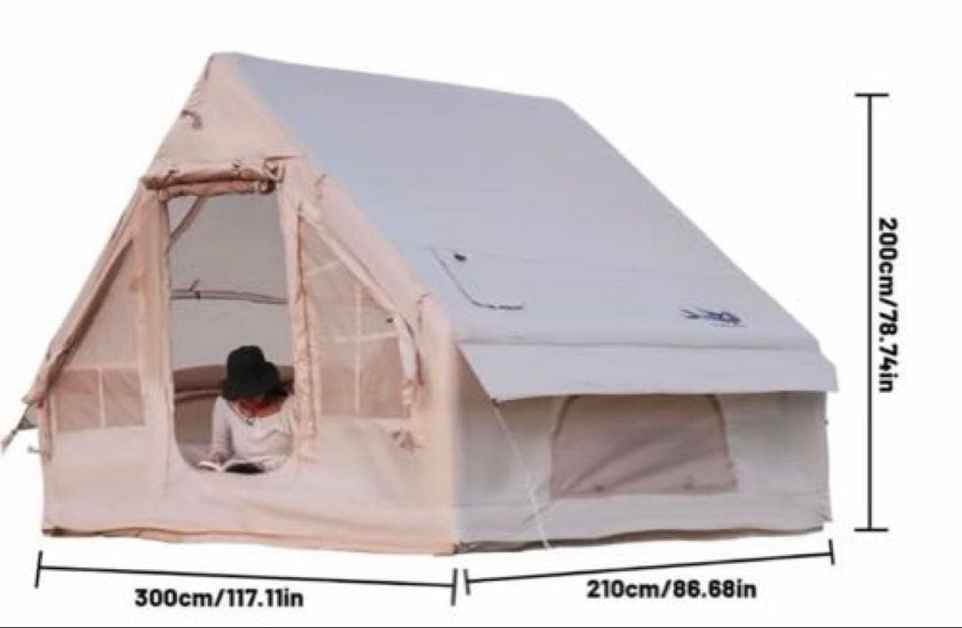 【美品】pakicetus 6.3 M²インフレータブル