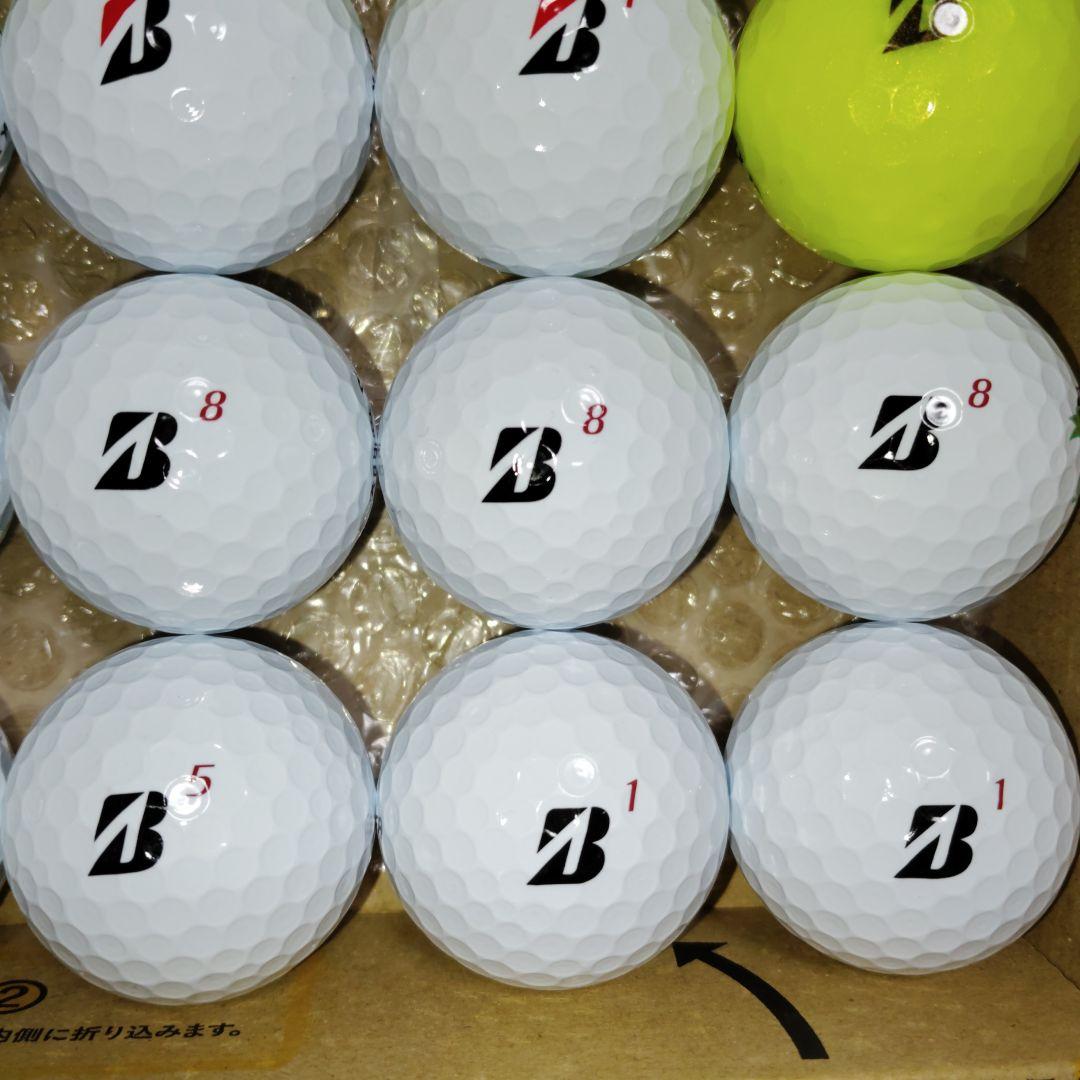 【超超美品】ゴルフボール ロストボール ブリヂストン TOUR B X 24球