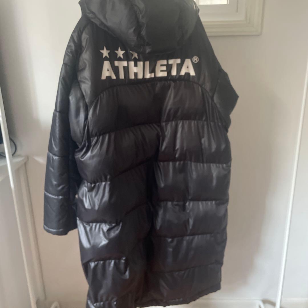 ATHLETA ブラック ベンチコート　M