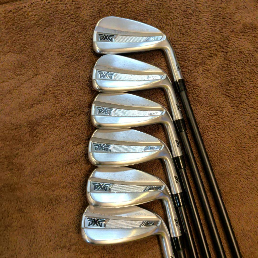 限定品 PXG 0211 CAST IRONS ６本セット 標準カーボンシャフト