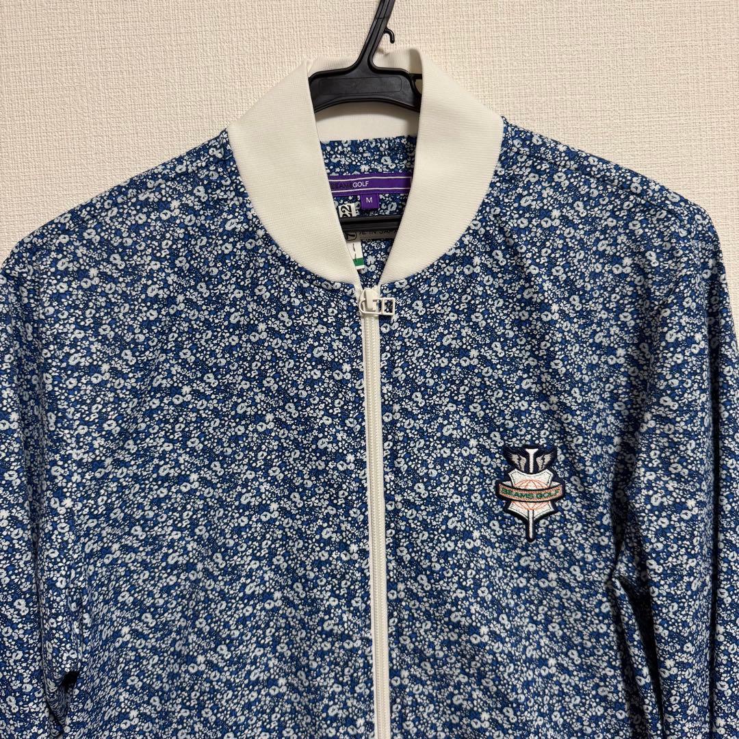 【美品】BEAMSGOLFビームスゴルフ ブルゾン　花柄　メンズM