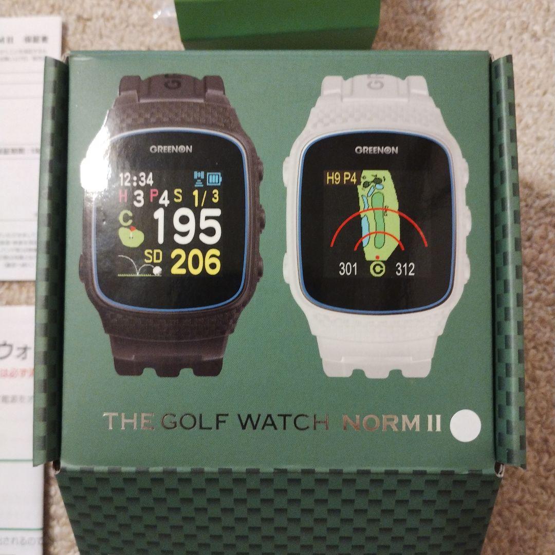 THE GOLF WATCH NORM II ホワイト