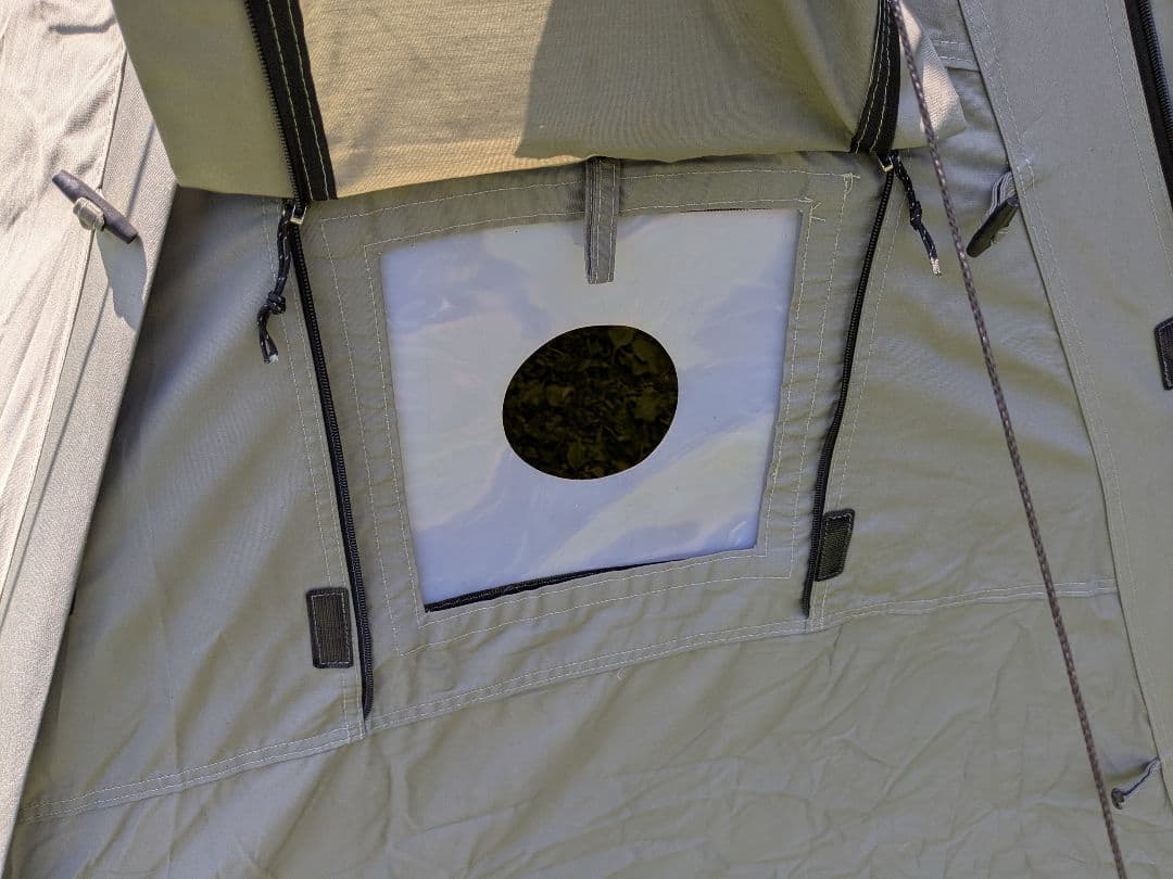 GO Glamping　G・G PUP　パップテントTC　前幕付き　軍幕テント