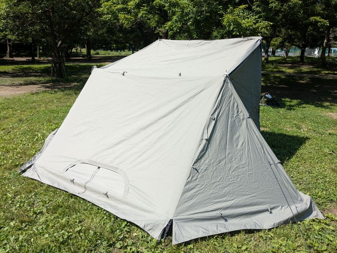 GO Glamping　G・G PUP　パップテントTC　前幕付き　軍幕テント
