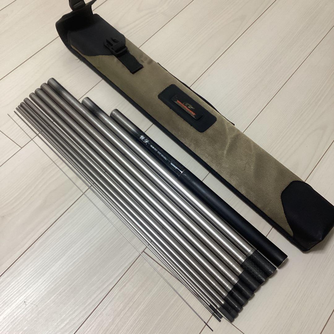 シマノ銀渓硬調60ZV　渓流竿52-56-60ズーム ケース付き