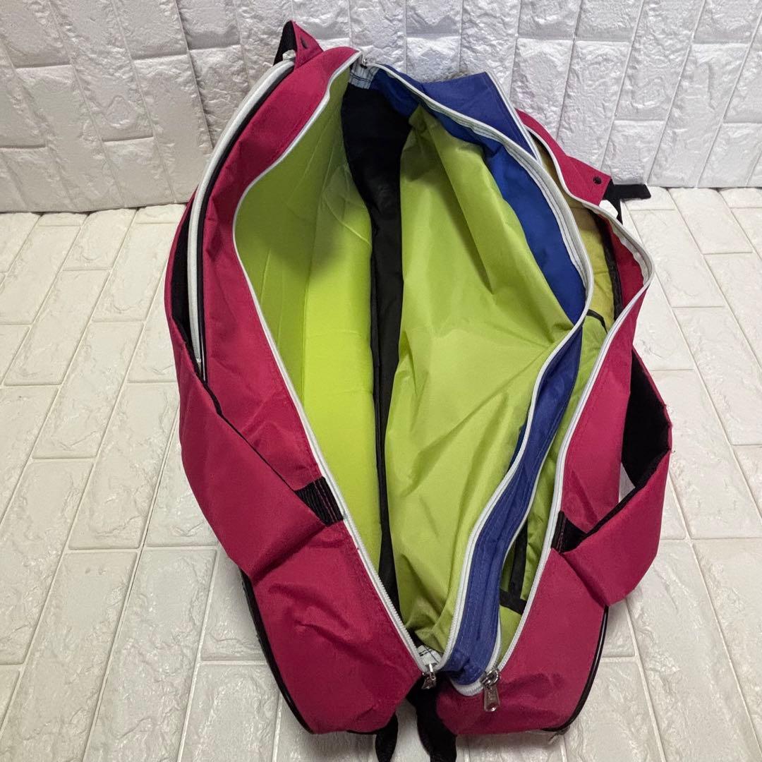 美品 YONEX バドミントン テニス ラケットバッグ ピンク ブルー