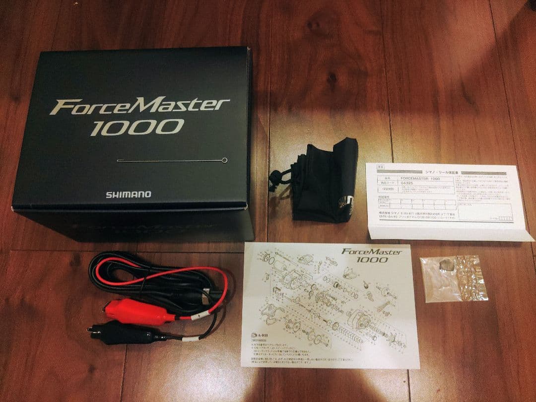 SHIMANO 21フォースマスター 1000 　新品ケーブル付