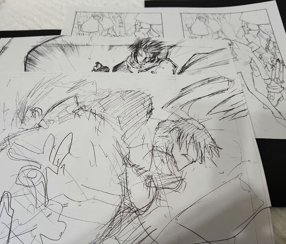 TRIGUN トライガン　コラボカフェ特典　秘蔵ラフペーパー