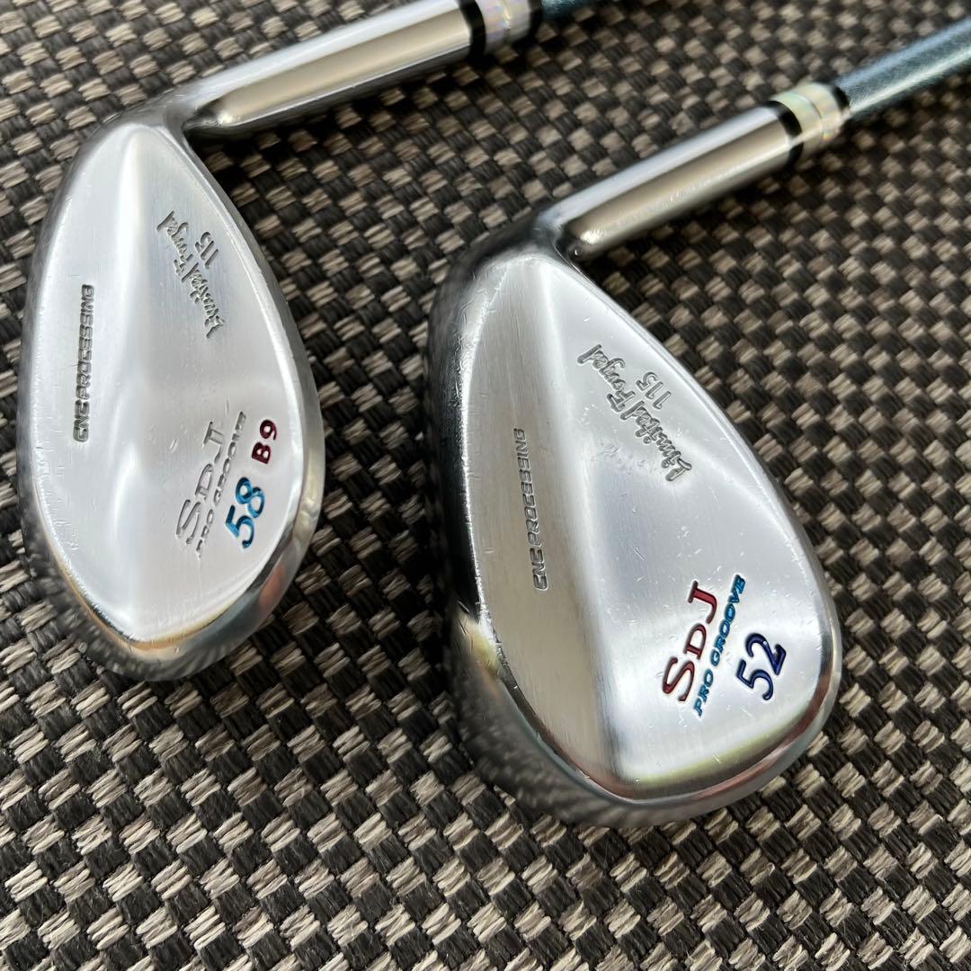 THREE LUCK スリーラック Forged 115 52・58 2本セット
