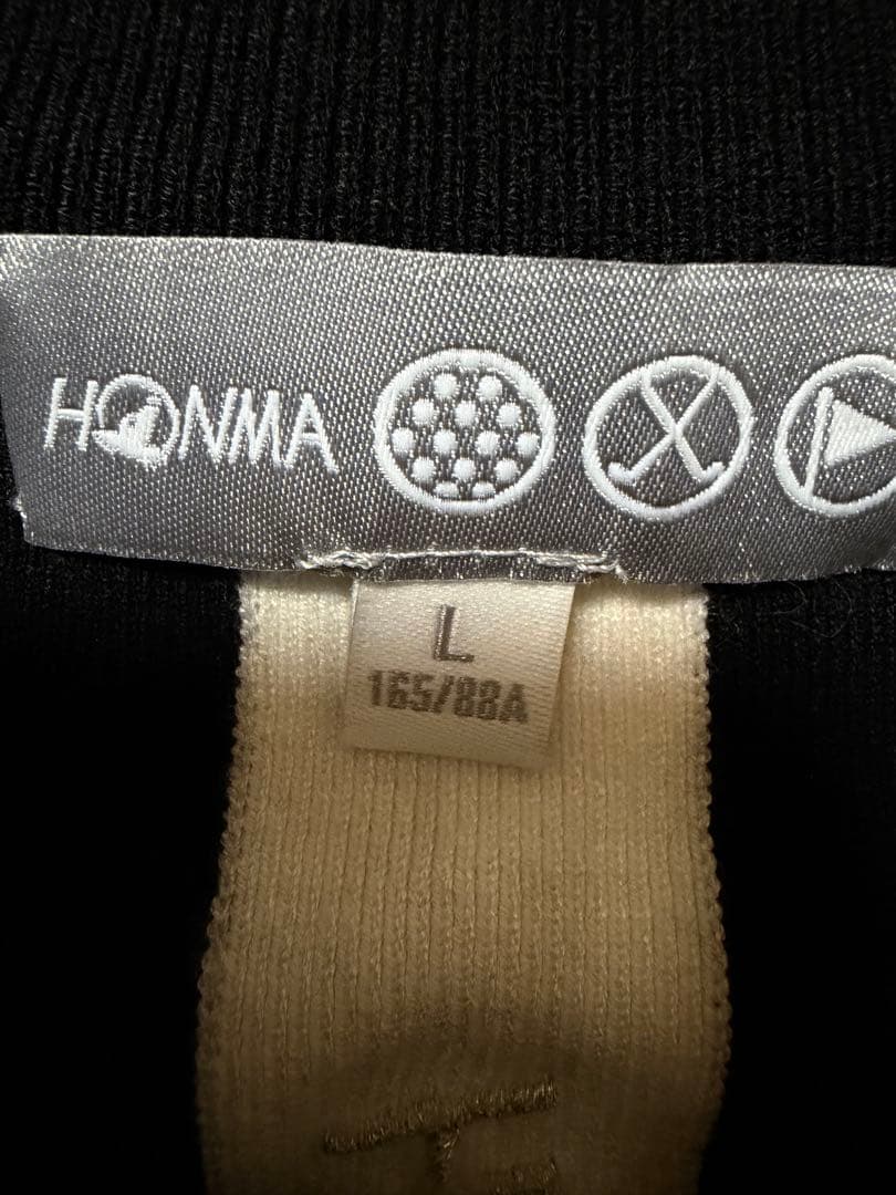 定価約4万★HONMA★ゴルフウェア上下セット ダイヤ柄ニットベスト＆スカート