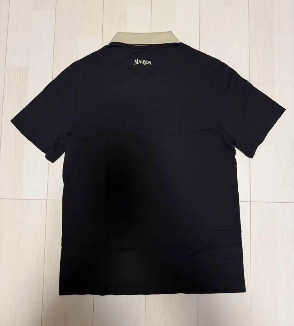 MALBON GOLF マルボン ゴルフ 刺繍ポロシャツ 黒 Mサイズ 正規品