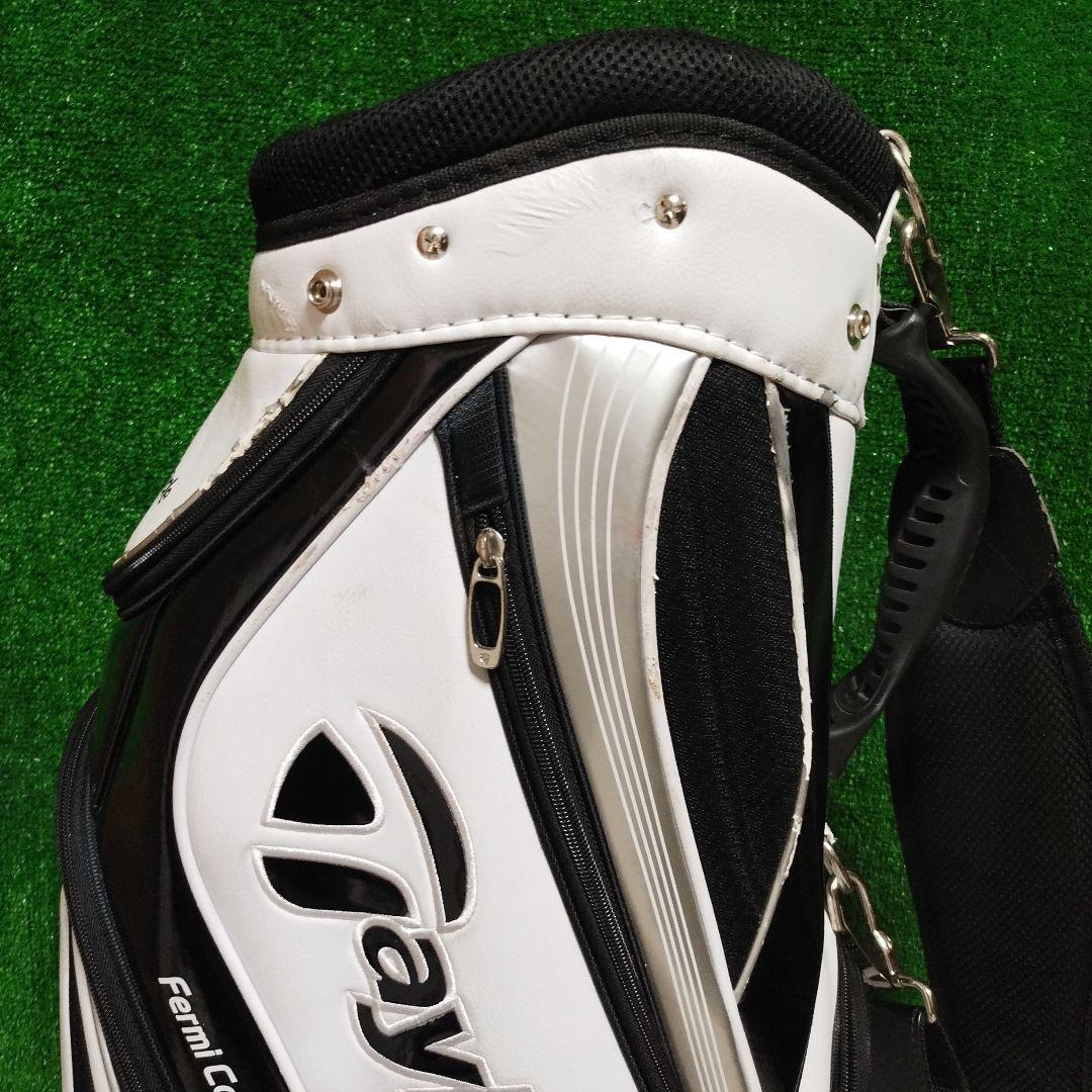TaylorMade キャディバッグ ホワイト・ブラック フード無し