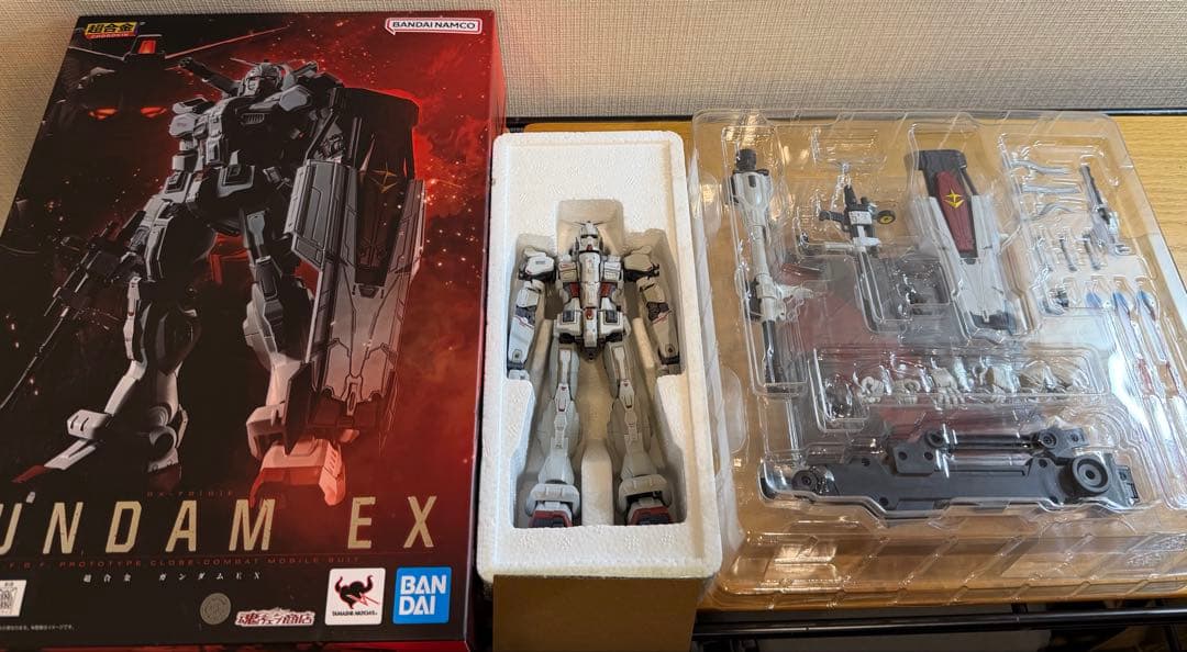 【箱に破れ有り・本体美品】超合金 ガンダムEX