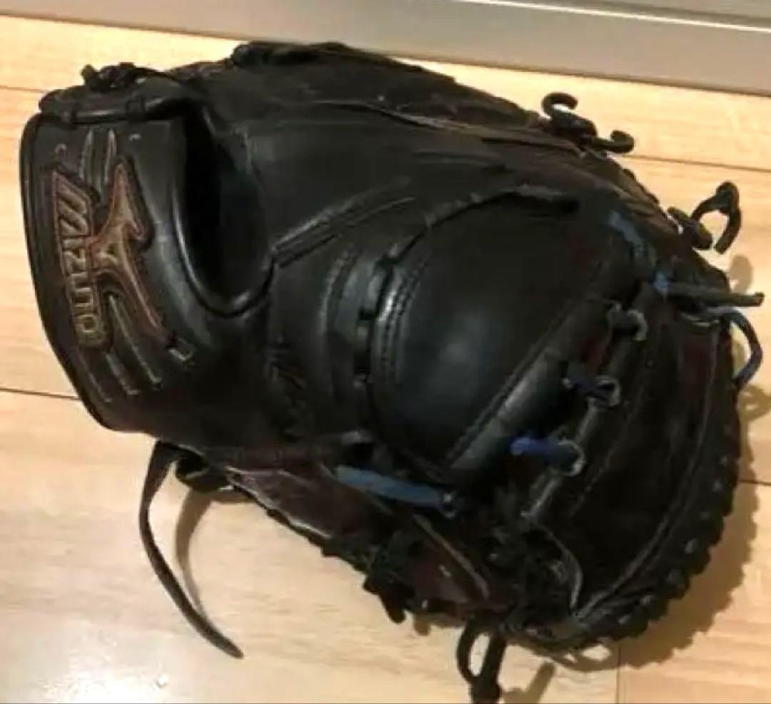 ミズノ　MIZUNO硬式キャッチャーミット黒