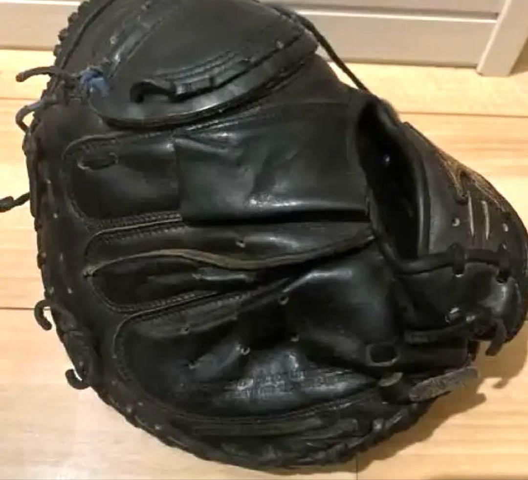 ミズノ　MIZUNO硬式キャッチャーミット黒