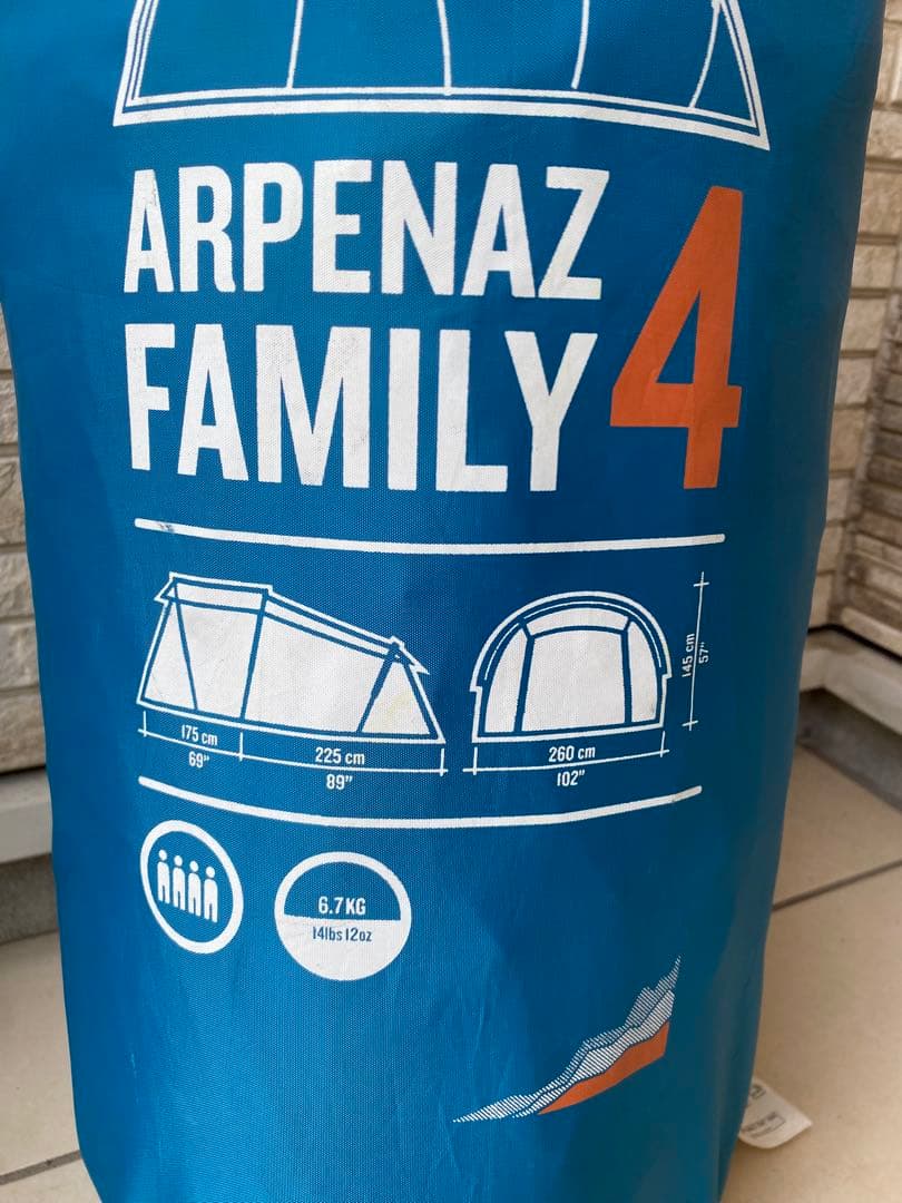 M*=様 Quechua ARPENAZ FAMILY 4 テント