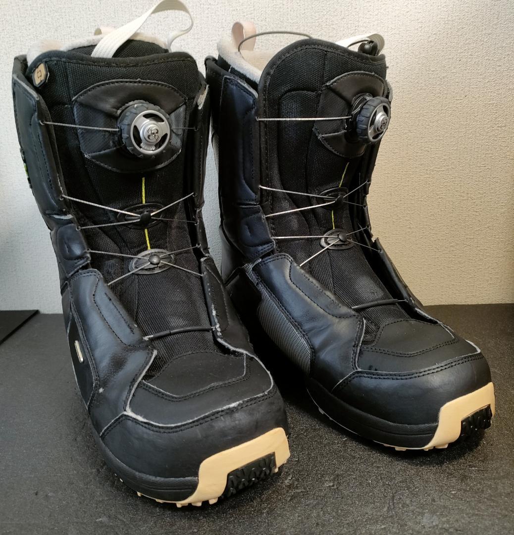 サロモン スノーボードブーツ メンズ 28.5 ボア salomon boa 黒