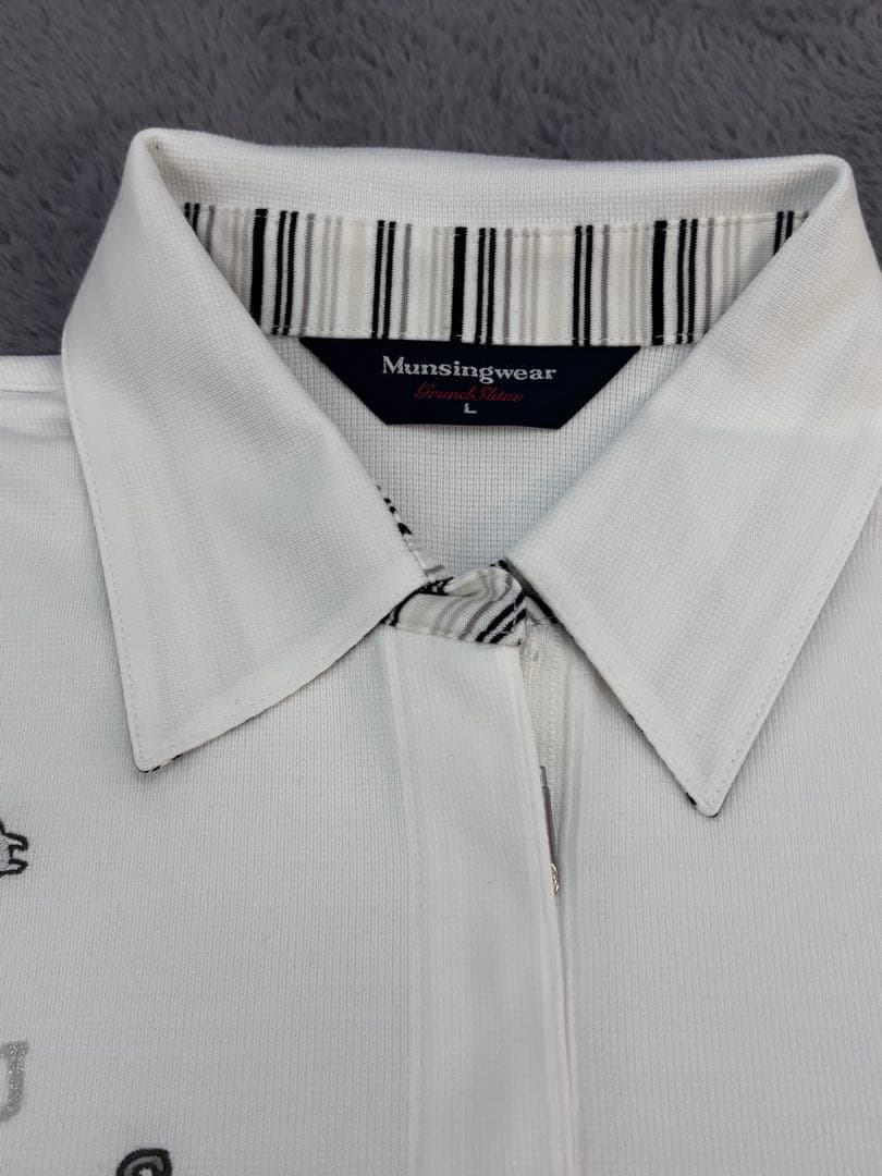 【未使用】Munsingwear マンシングウェア 長袖ポロシャツ ゴルフウェア