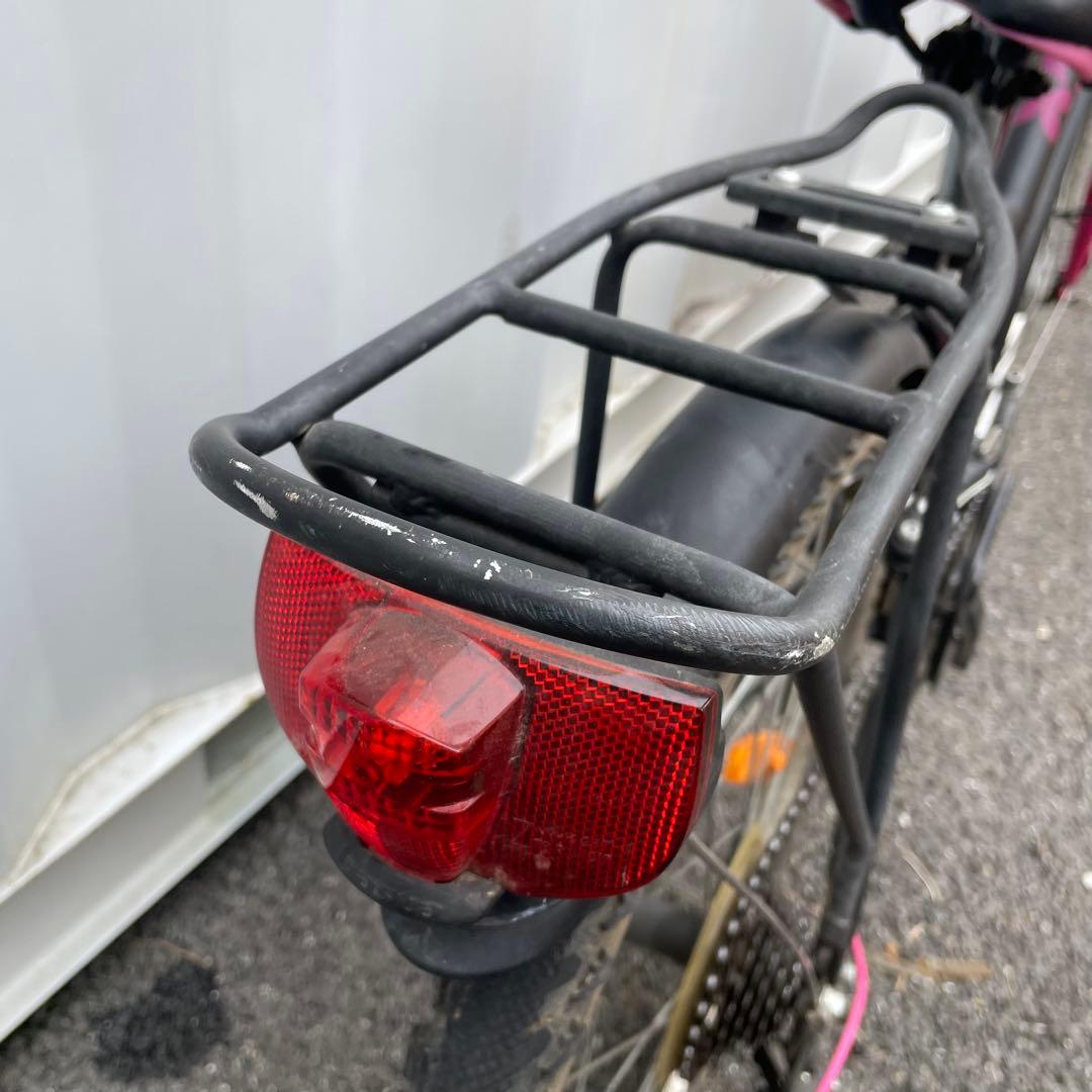 子供用自転車24インチ BTWIN 身長135-150cm 前後オートライト付