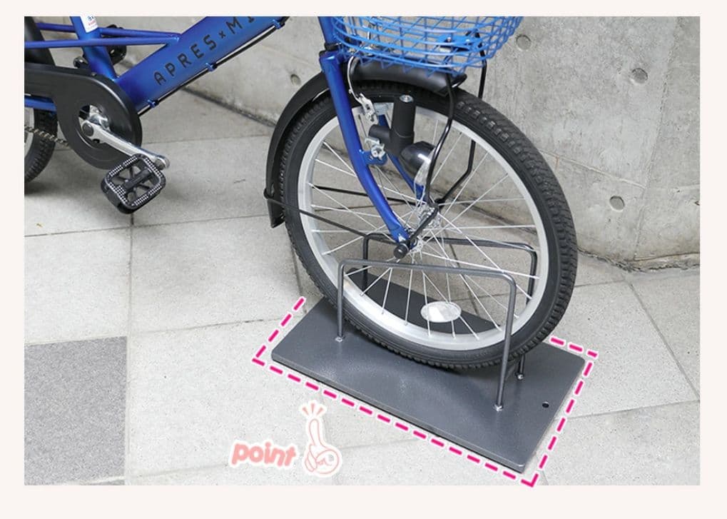 スマートエックス 自転車スタンド 1台用 アイアン製 転倒防止