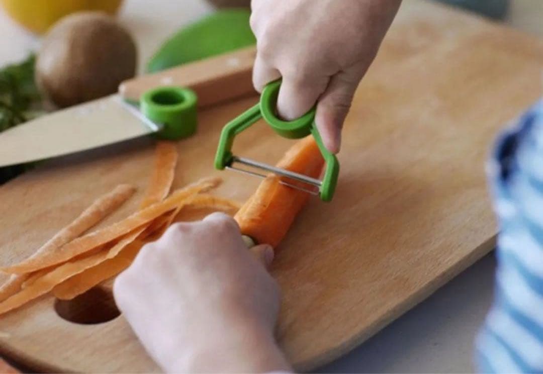 OPINEL オピネル キッズ ステンレス シェフナイフ プチシェフ ピーラー付
