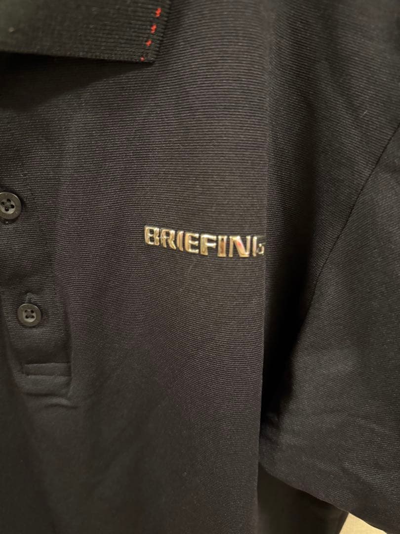 BRIEFING 黒 ポロシャツ M