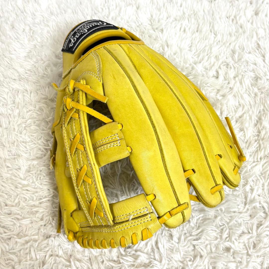 【美品】 ローリングス 一般 軟式 グラブ フラッシャー オールラウンド 右投げ