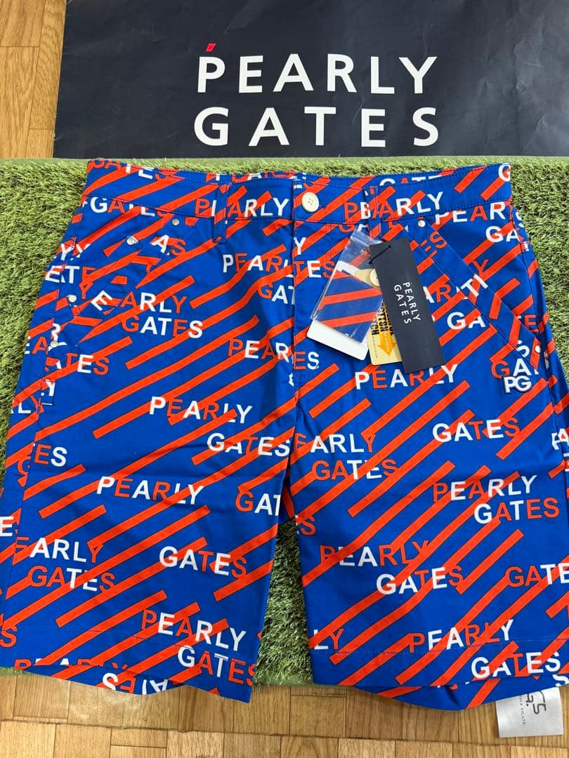 新品正規品【PG/5】パワフルコットンストレッチパーリーゲイツ ハーフパンツ