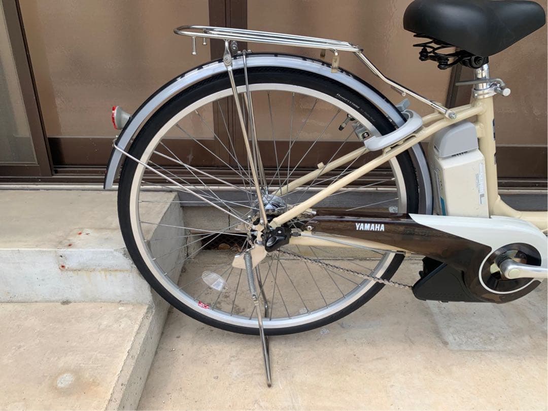 電動自転車　№6697 YAMAHA PAS 26インチ ベージュ