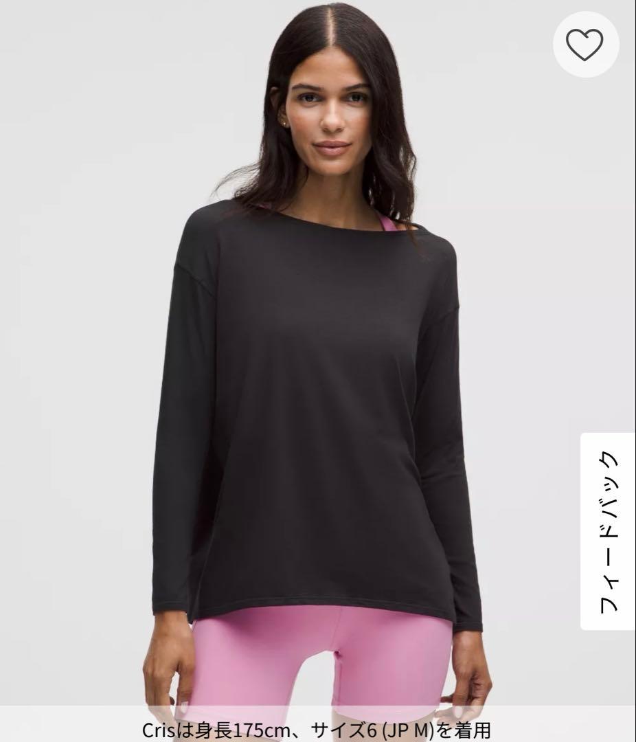 【人気】ルルレモンBack in Action Long Sleeve トップス