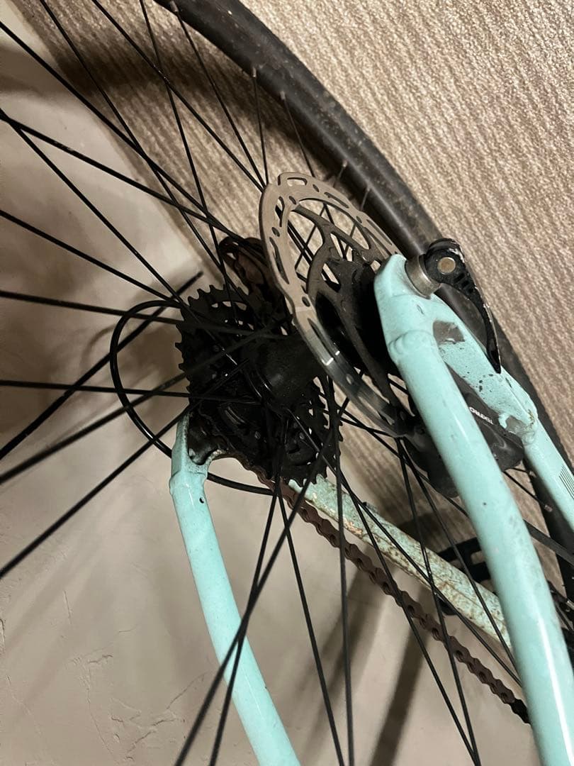 Bianchi クロスバイク 水色