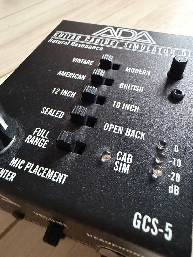 ADA ギターキャビネットシミュレーター GCS-5
