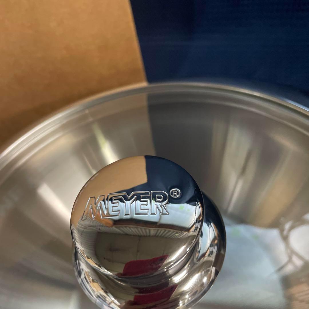 マイヤー　NEW PAN 22CM ガラス蓋付き