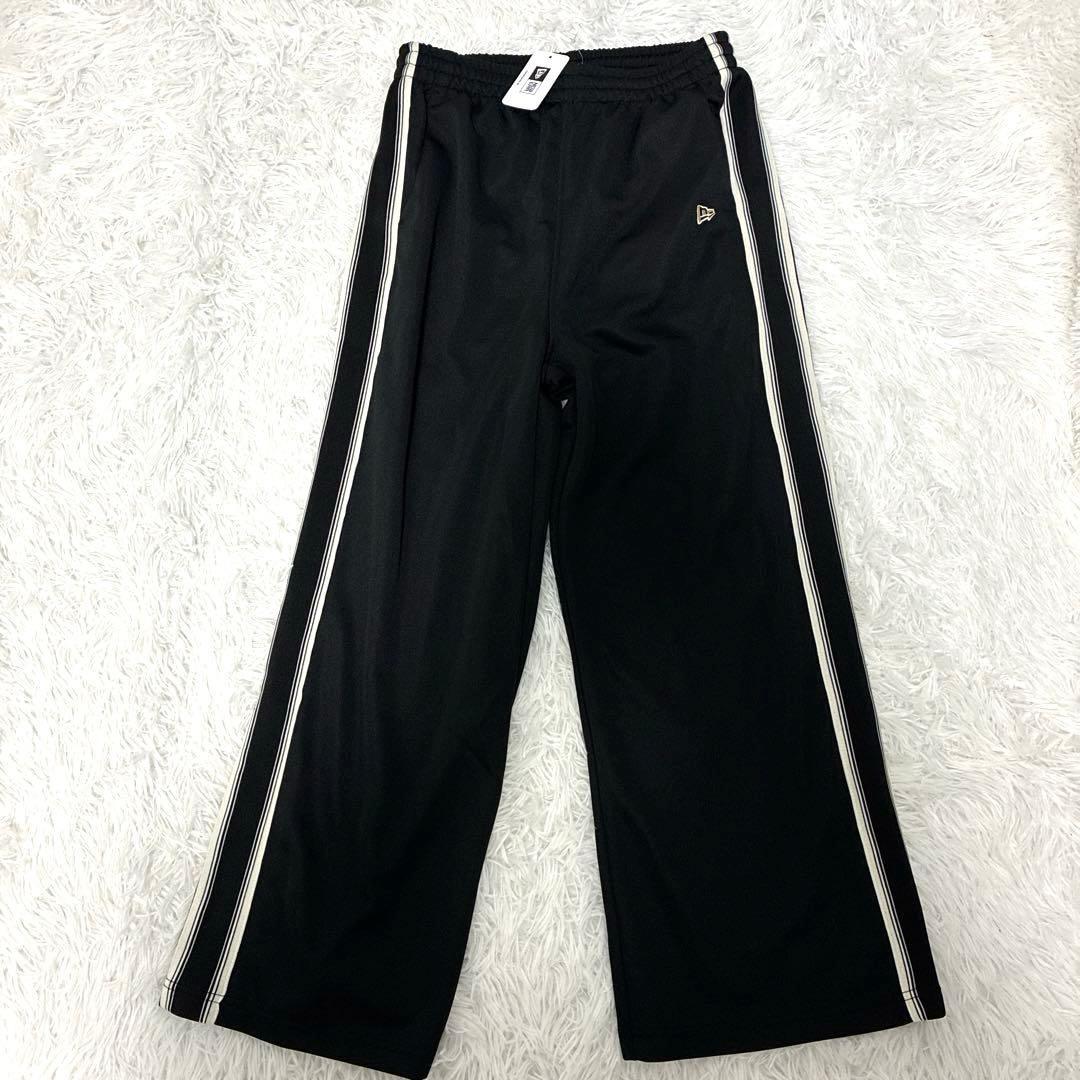 新品 レディース ニューエラ スムースジャージー サイドテープ セット 黒