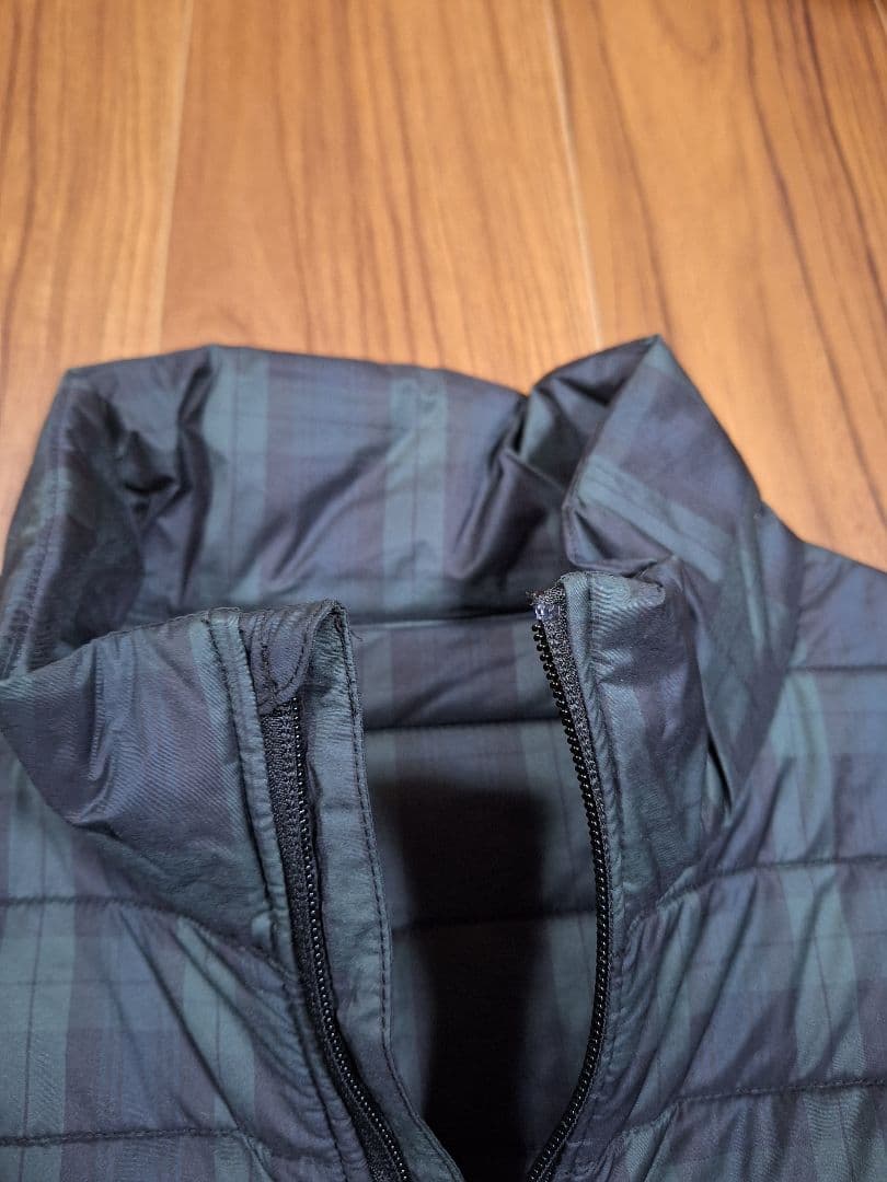 BEAMS GOLF チェック柄 中綿フルジップジャケット