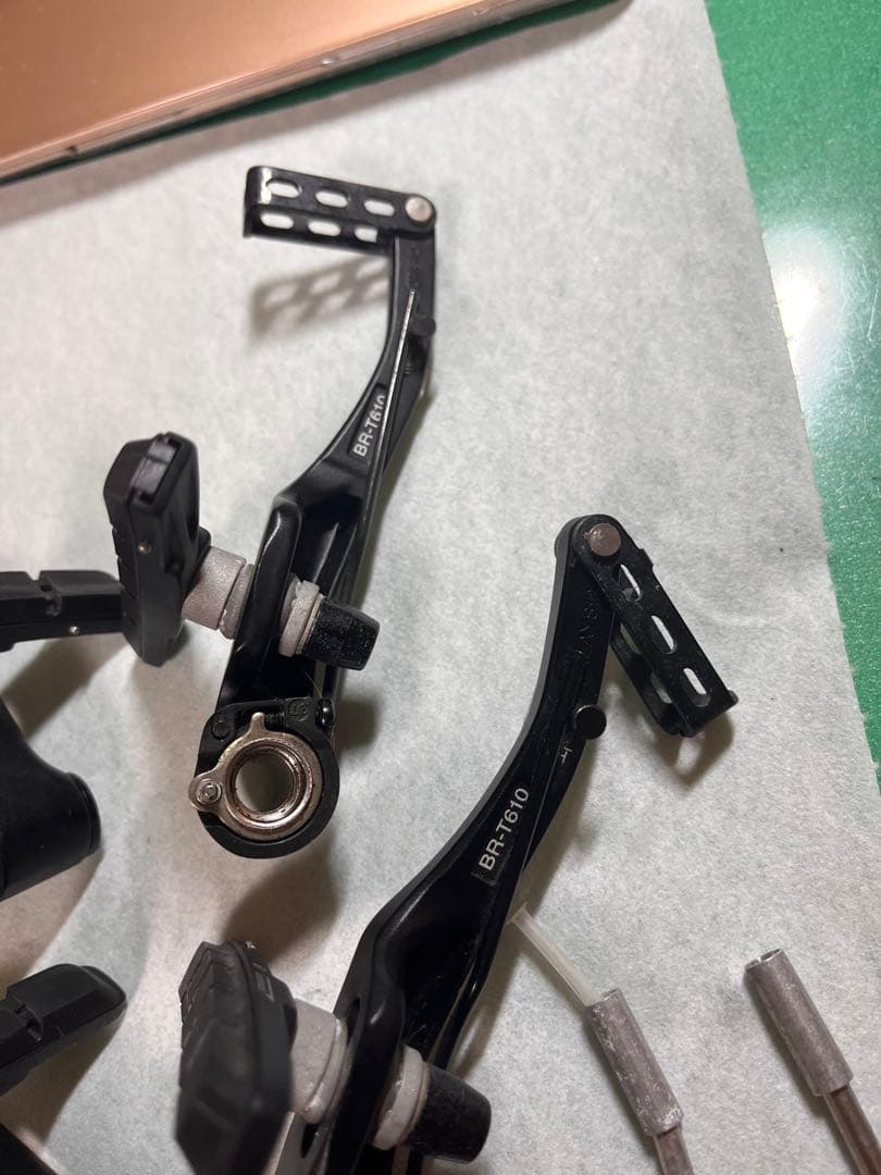 シマノ(SHIMANO) Ｖブレーキ BR-T610 前後セット美品
