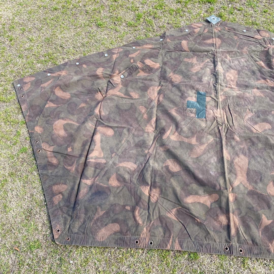 i*1様 ハンガリー軍　軍幕③　ポンチョ　２枚　ポール・ペグセット　ワンポールテ